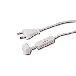 Zubeh�r f�r SlimLite CS LED - CS 43/1800 Netzanschlussleitung mit Eurostecker + Schalter 180cm