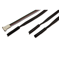 Verbindungsleitung f�r RGB(W)-Tapes, mit Stecker und Kupplung