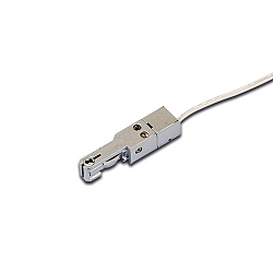 Accessory for LED Track 24V tracks - end position feed with connecting cable 250cm incl. LED24-plug, anodised alu