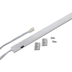 LED Schrankleuchte SIL-LED 2, f�r 16er Korpus, 86,7cm, 3,4W, 24V, 4000K, 246lm, IP20, mit IR-Sensor, Aluminium, opal