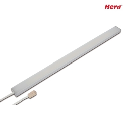 LED under-cabinet luminaire LED ADD-ON Mini, 25cm, IP20, LED24 connection, CRi>90, dimmable, 4.3W 4000K 280lm 110, alu
