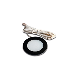 LED Einbauleuchte, � 6,8cm, 3W, 4000K, 210lm, IP20, schwarz