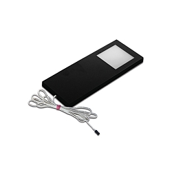 Flache LED Unterbauleuchte DYNAMIC LED SLIM-PAD F, 24V-LED DYNAMIC, 5W 2700-5000K 285lm 110�, schwarz