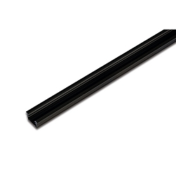 LED Einfr�s-Profil 24/12mm f�r Abdeckprofil 15mm, L�nge 100cm, schwarz