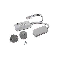 Mini Bewegungsmelder, � 3,4cm, 100�, IP20, inkl Trafo, chrom