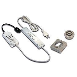 Trafo LED 350/15W Funk mit 3-fach-Verteiler inkl. Einbau-Funkfernbedienung und Controller