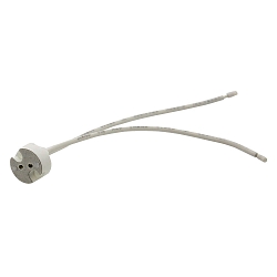 Keramikfassung Universal f�r G4/GU4/GU5.3/GY6.35, 13cm Kabel mit offenen Enden