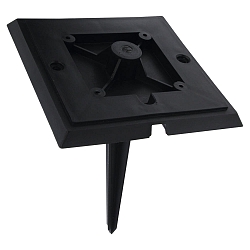 Erdspie�aufsatz f�r Outdoor Energieverteiler, inkl. 5m Anschlusskabel, schwarz