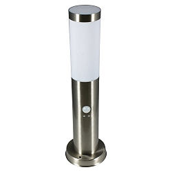 Sockelleuchte LARISA 2, E27, H�he 45cm, mit Bewegungsmelder und Tag/Nachtsensor, edelstahl