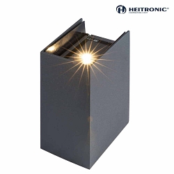 Heitronic LED Wall luminaire TILO, warm white