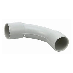 Bogen 90� zu Installationsrohr EN 16, 2er Pack, grau