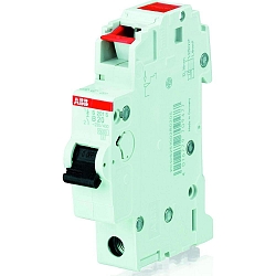 ABB Leitungsschutzschalter, 1-polig, 16A, B-Charakteristik, DIN VDE 0641, S 201 S-B 16, IP20, grau