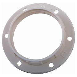 ISO-Schraubring E27 aus Isolierstoff f�r Thermoplastfassungen, wei�