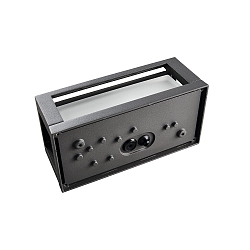 Au�enwandleuchte SEVILLA mit Lamellen, IP65, E27, anthrazit