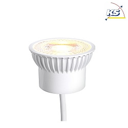 LED Module MR16, as a GU10 replacement for built-in spots, 5W 3000K 380lm 38°, white
