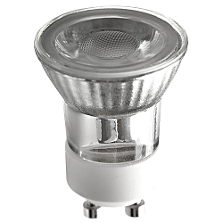 LED Reflektorlampe MR11, GU10, 3W 2700K 240lm 24�, Glas, silber / klar