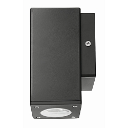 Au�enwandleuchte GALERA, GU10, IP54, eckig, 1-flammig, anthrazit