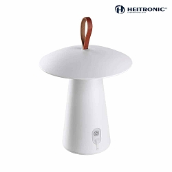 LED Battery Table lamp MUSHROOM 260lm, warm white, IP54, incl. charging cable and adapter