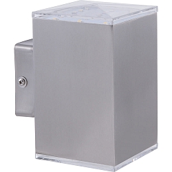 LED Au�enwandleuchte KUBUS 2, IP44, 2-flammig Up / Down, 2x 4.5W 3000K 500lm