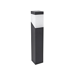 Sockelleuchte MADELEINE, IP44, 50cm, E27, Alu-Druckguss / PC, anthrazit / matt