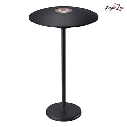 battery table lamp ENTERPRISE dimmable, with accumulator IP54, anthracite dimmable