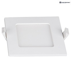 ceiling recessed luminaire LE MANS square IP44, white dimmable
