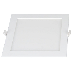 LED Einbaudownlight LE MANS, eckig, 24W, 3000/4000/6000K, 1950lm, IP44, dimmbar, wei�