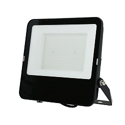 LED Flutlichtstrahler DERBY 2.0, 100W, 4000K, 16000lm, IP65, inkl. 1,4m Anschlusskabel mit freien Enden, schwarz