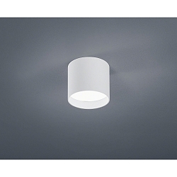 LED Deckenleuchte DORA, IP20, rund, 7.5W 2900K 510lm, schaltbar, Aluminium / Glas, mattwei�