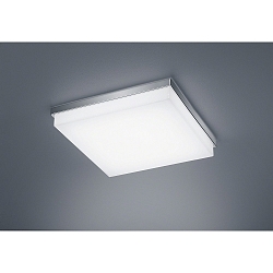 LED Bad-Deckenleuchte COSI 315, IP30, 26W 2900K 1840lm, CRi >90, dimmbar, Glas satiniert + poliert, mattnickel
