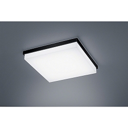 LED Bad-Deckenleuchte COSI 315, IP30, 26W 2900K 1840lm, CRi >90, dimmbar, Glas satiniert + poliert, mattschwarz