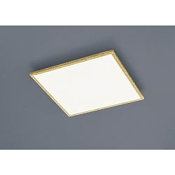 LED Ceiling luminaire RACK LED, square, IP20, gold leaf