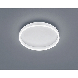 LED Deckenleuchte SONA, IP20, � 40cm, 1-fach, 24W 2900K 2040lm, CRi >90, dimmbar, Stahl / Acryl, mattwei�