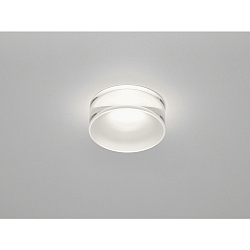 LED Deckeneinbauleuchte SKA, IP20, 10W 2700K 570lm, CRi >90, Glas satiniert, dimmbar