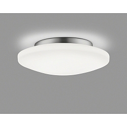 LED Bad-Deckenleuchte KYMO 36, IP44, � 36cm, 21W 2900K 1420lm, CRi >90, chrom / Opalglas satiniert