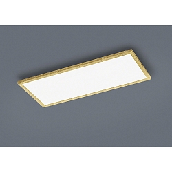 ceiling luminaire RACK IP20, satined, gold leaf dimmable