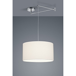 Pendelleuchte CERTO 2, IP20, E27, chrom, wei�