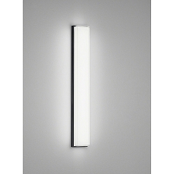 LED Wandleuchte / Spiegelleuchte COSI 61, IP30, 20W 2900K 1520lm, CRi >90, dimmbar, Glas satiniert + poliert, mattschwarz