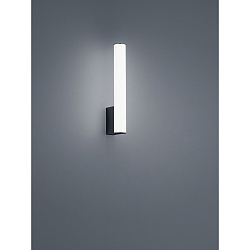 LED Wall luminaire LOOM 30 LED Mirror lamp IP44 black matt