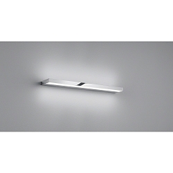LED Wandleuchte / Spiegelleuchte SLATE 60, IP44, direkt/indirekt, 15W 2900K 960lm, CRi >90, chrom