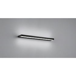 LED Wandleuchte / Spiegelleuchte SLATE 60, IP44, direkt/indirekt, 15W 2900K 960lm, CRi >90, mattschwarz