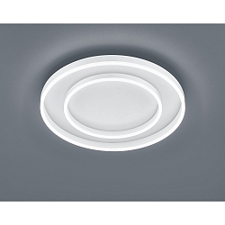 LED Ceiling luminaire SONA LED, 59,5cm, IP20, white matt