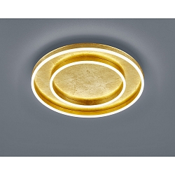 LED Ceiling luminaire SONA LED, 59,5cm, IP20, gold leaf