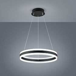 LED Pendelleuchte LIV 60, IP20, � 60cm, 70W 2900K 5070lm, CRi >90, dimmbar, mattschwarz