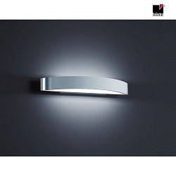 LED Wandleuchte YONA LED, 37,5cm, IP20, aluminium poliert - mattweiß