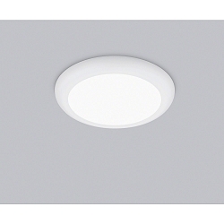LED Deckenleuchte BIS, IP54, � 23cm, Einbau + Aufbau, 10/15/18W 3000/4000/6500K 1650lm 120�, mattwei�