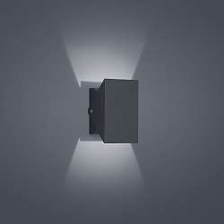 LED Au�enwandleuchte FREE, IP54, indirekt, verstellbar, 10W 3000K 520lm , CRi >90, graphit
