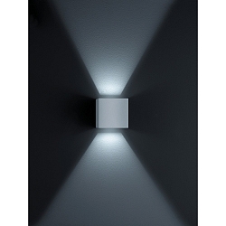 SIRI 44 Wall luminaire IP54 silvergrey
