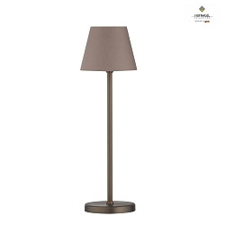 Table lamp base ELLA, height 36cm, with cable switch, for shade HU-S013-01 to HU-S013-77, ML Terra