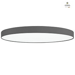 LED ceiling luminaire LUNA X,  40cm, 30W 4000K 3600lm, dimmable, chintz, Taupe